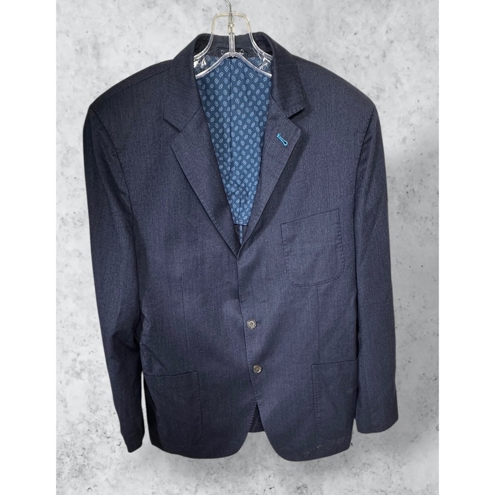 Peter Millar Blazer‎ Mens XL Navy Blue Old Money Quiet Luxury Wool Jacket